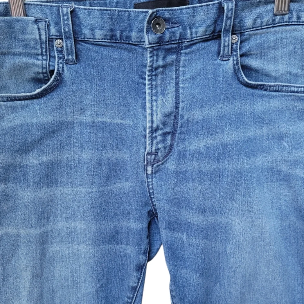 John Varvatos Bowery Slim Straight Jeans Blue Denim Size 33X29